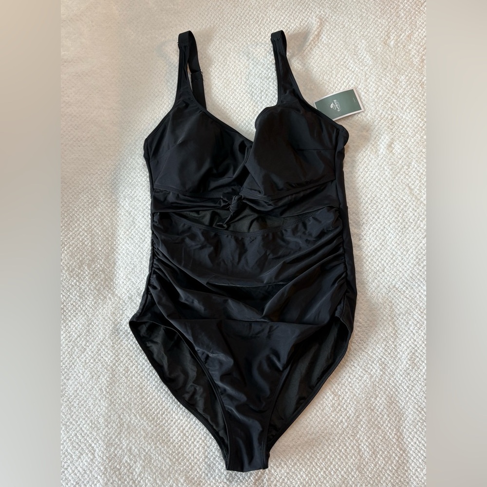 Eomenie Black One-Piece Swimsuit
